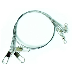 Eagle Claw Clear/Bright Heavy Duty Wire Leader 3pk