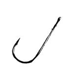 Gamakatsu Worm Hook Round Bend