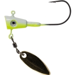 Crappie Magnet 1/8oz Fin Spin Jigheads 3pk