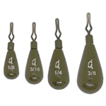 XZone Tungsten Tear Drop Shot Weights