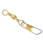 Eagle Claw Barrel Swivel w/Safety Snap