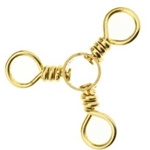 Eagle Claw 3-Way Swivel 12ct