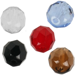 Top Brass Glass Beads