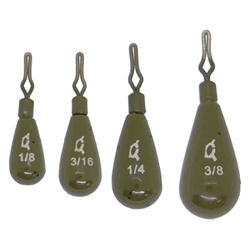 XZone Tungsten Tear Drop Shot Weights