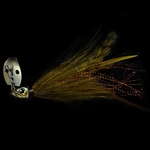 Green Pumpkin Tiger - Black Nickel Blade