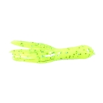 Chartreuse & Blue Flake Over White