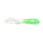 Flourescent Green & Clear Sparkle